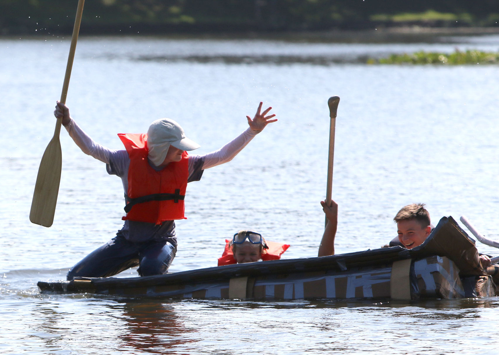 Hobart's Dam Cardboard & Duck Tape Regatta
